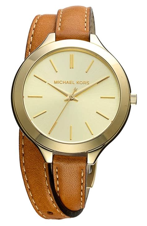 michael kors double strap watch uk